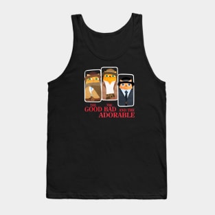 The Good The Bad And The Adorable black Tank Top